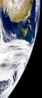 Tasmania in the Southern Ocean (credit: NASA)